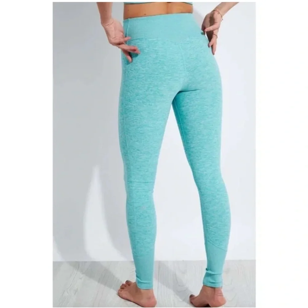 Revolve Alo High Waist Lounge Legging in Blue Quartz Heather size XS
